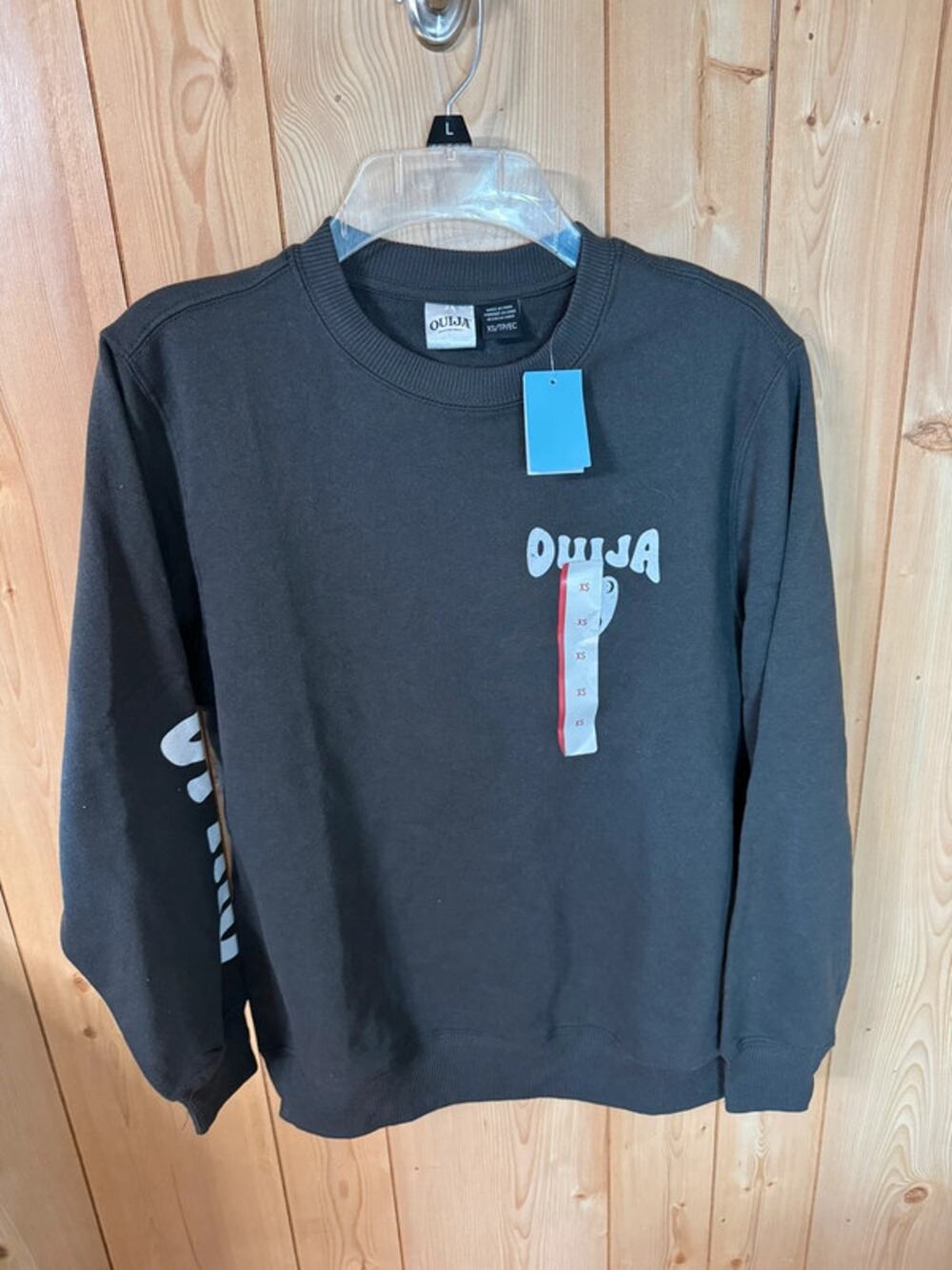 NWT Ladies Ouija Board Graphic Sweatshirt - XS